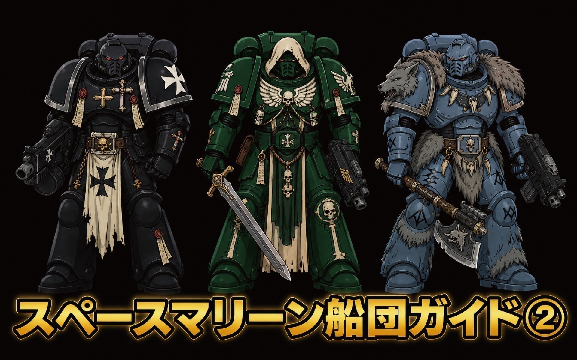 【ウォーハンマー40k】スペースマリーン戦団ガイド②