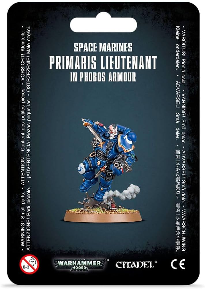 SPACE MARINES: PRIMARIS LIEUTENANT IN REIVER ARMOUR スペースマリーン: プライマリス・ レフテナント(レイヴァーアーマー装備)