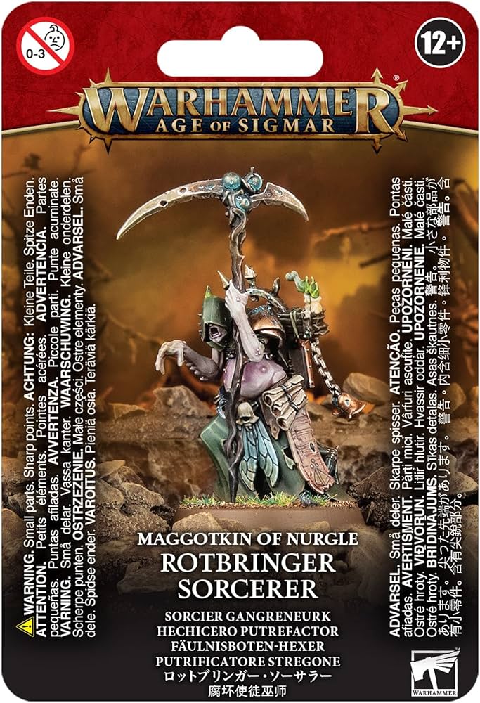 MAGGOTKIN OF NURGLE: ROTBRINGER SORCERER マゴットキン・オヴ・ナーグル: ロットブリンガー・ソーサラー