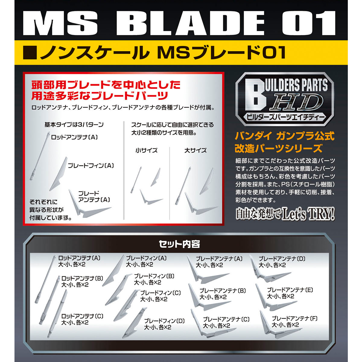 ビルダーズパーツHD12 MSブレード01