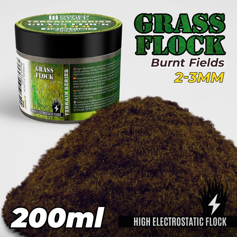スタティックグラス2-3mm 焦茶の枯野原(200ml)