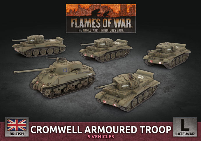 bbx57 Cromwell Armoured Troop (x5 Plastic)