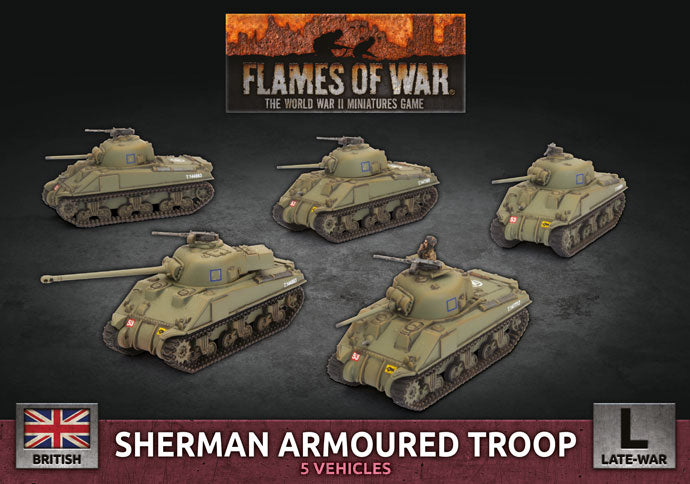 bbx60 Sherman Armoured Troop (x5 Plastic)