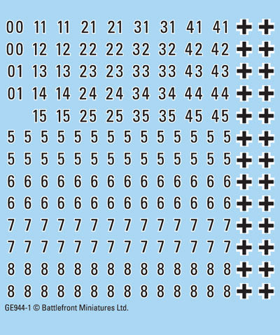 ge955 Heer Panzer Decals
