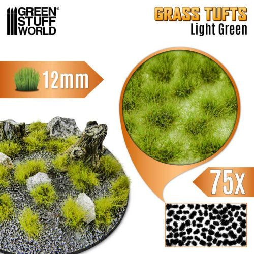 草むら 長さ12mm ライトグリーン(粘着剤付)
