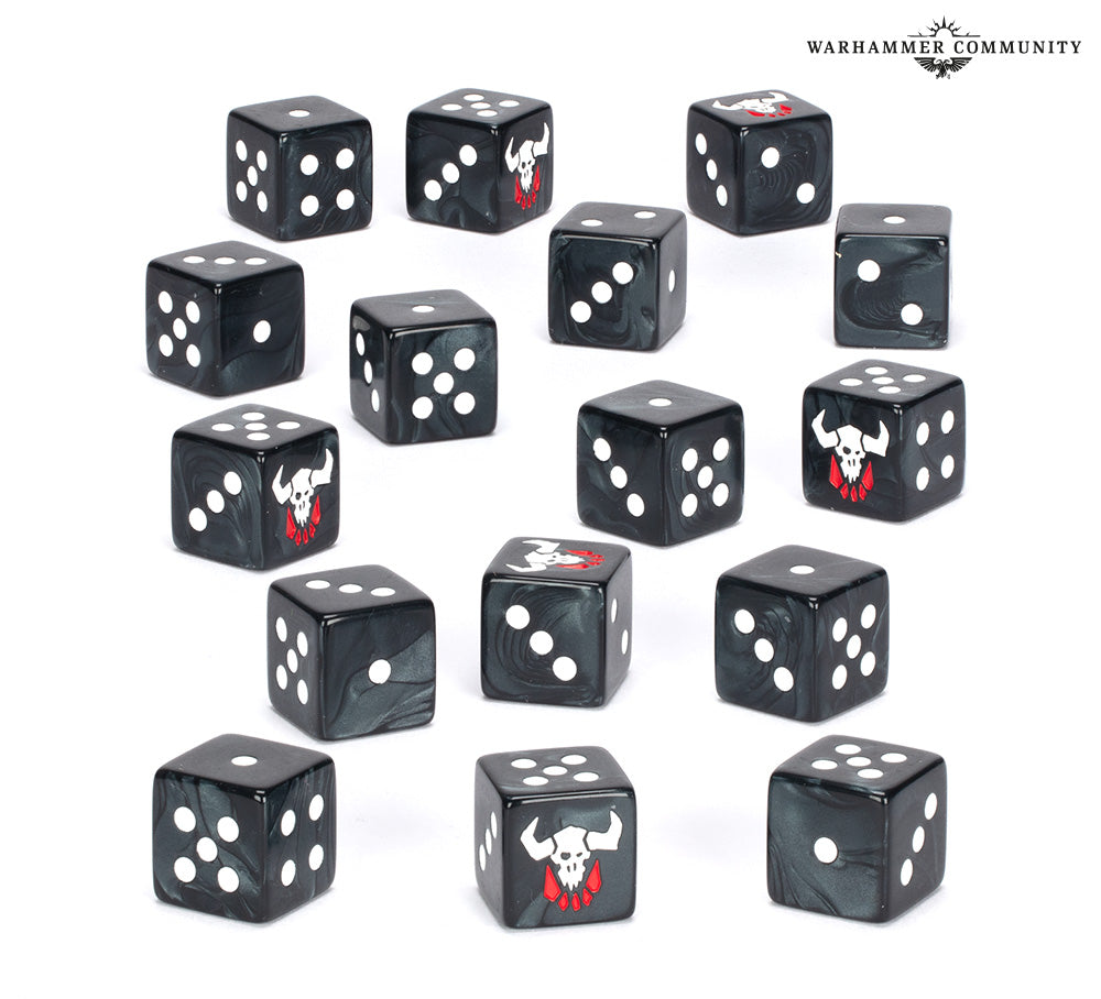 オルク:『ガズグッカル』ダイス ORKS: GHAZGHKULL DICE