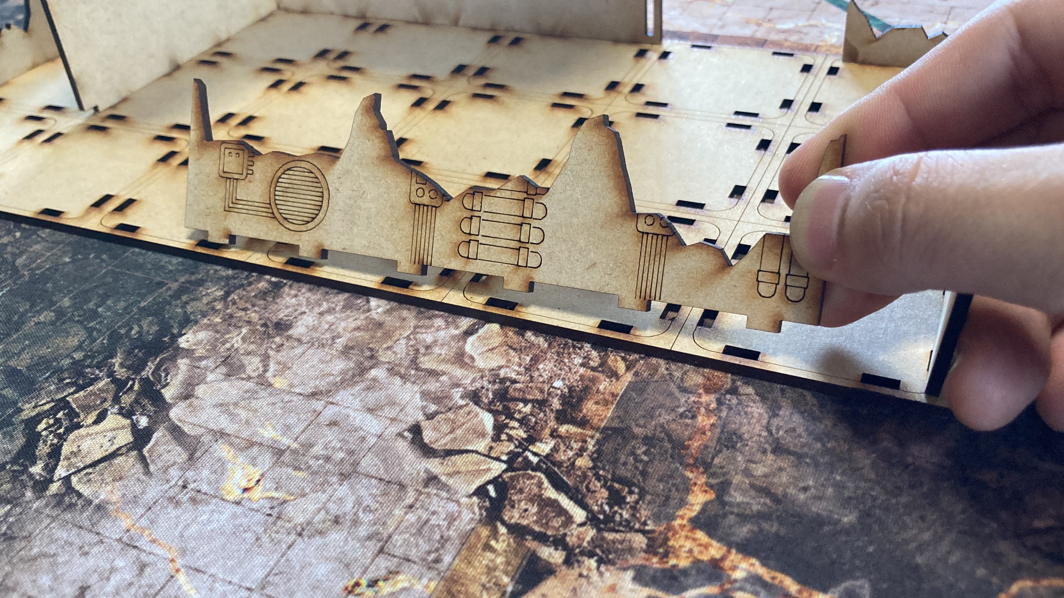 トーナメントテレインセット(ベース付き)