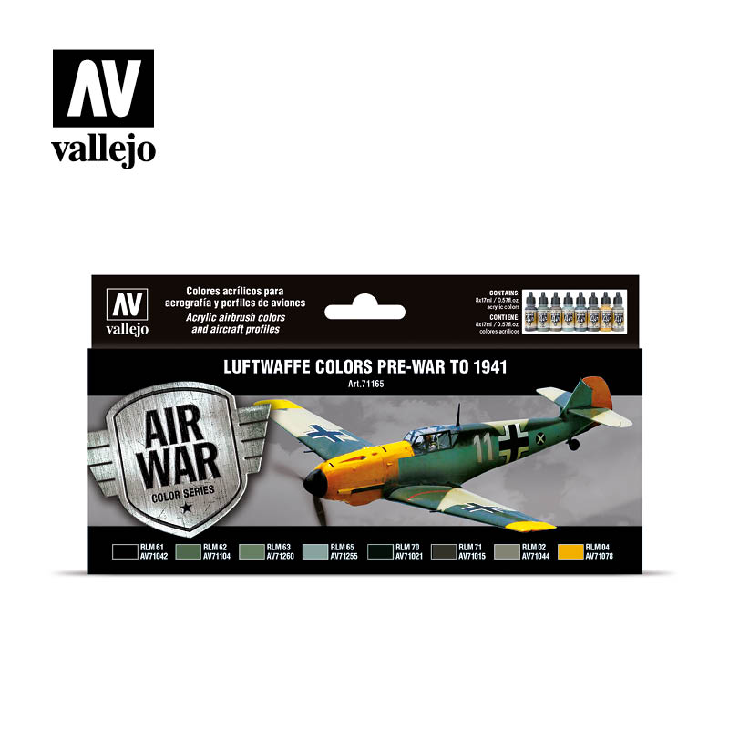 71165 ドイツ空軍 戦前-1941 カラーセット