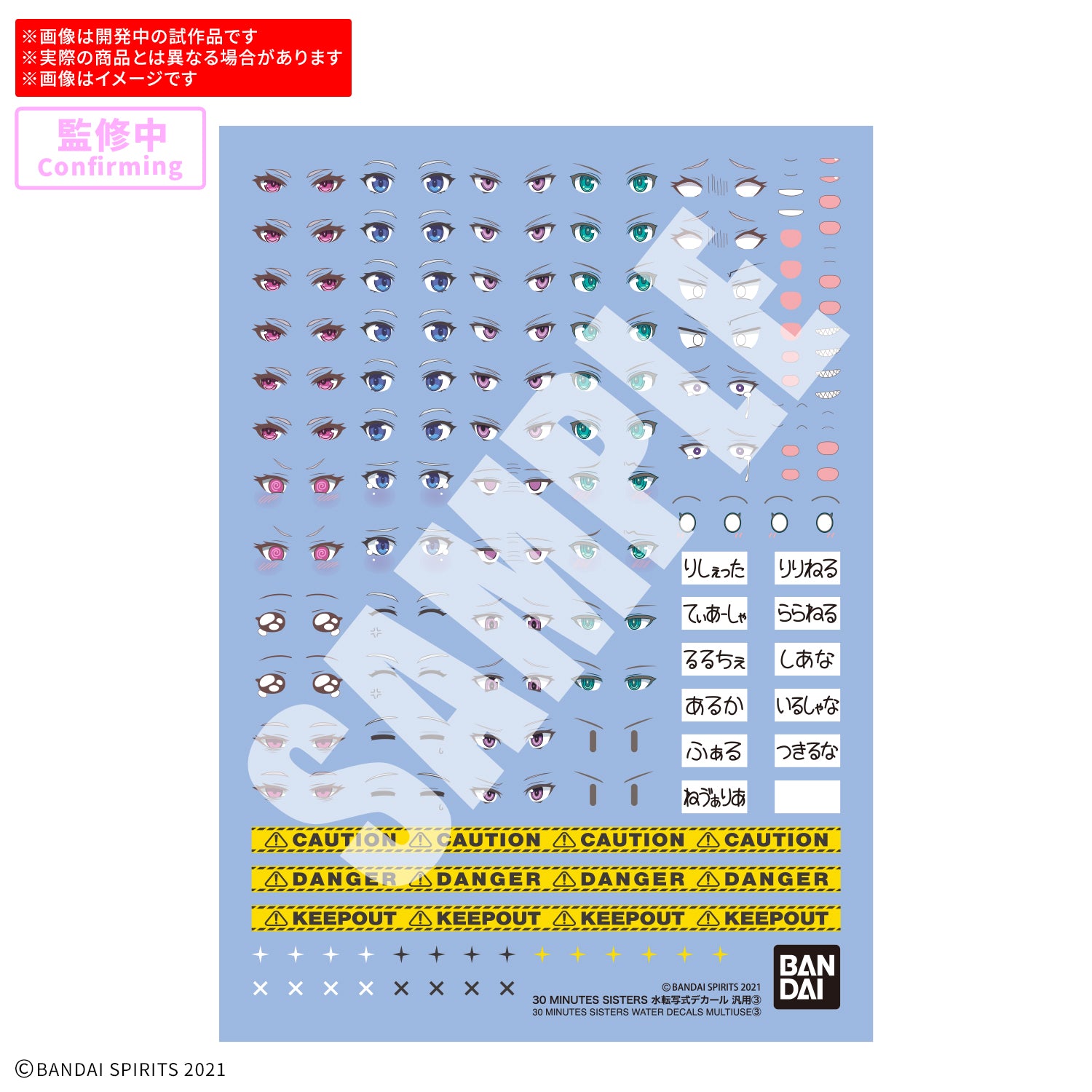30 MINUTES SISTERS 水転写式デカール 汎用③