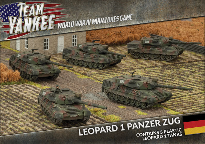 tgbx14 Leopard 1 Panzer Zug (Plastic)