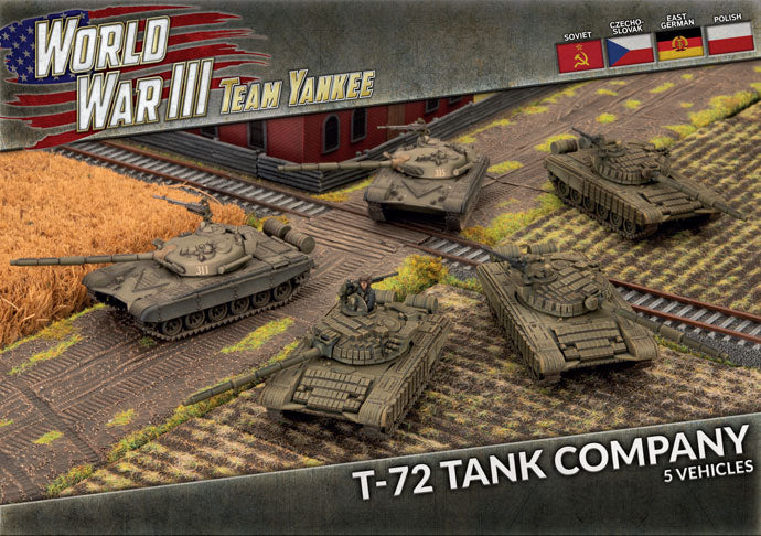 tsbx29 T72B Tank Company (x5 Plastic)