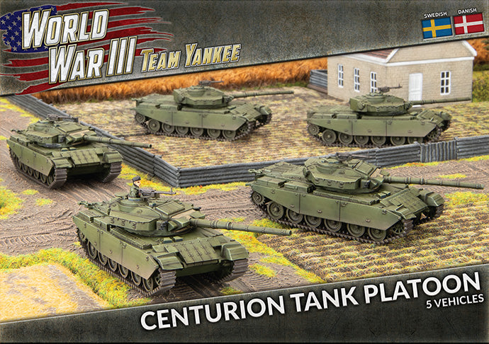 tswbx02 Centurion Tank Platoon (x5 Plastic)