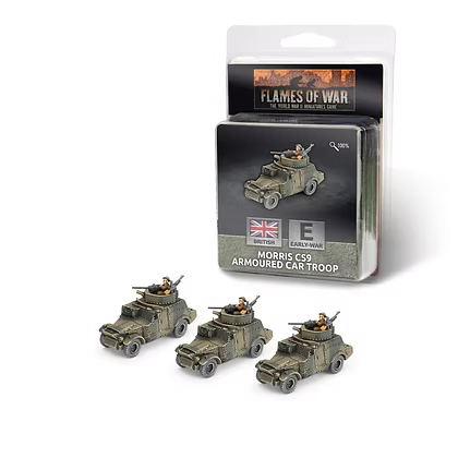 BR306 Morris CS9 Armoured Car Troop (x3)