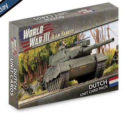 ww3-09d Dutch Unit Card Pack (31 x Cards)