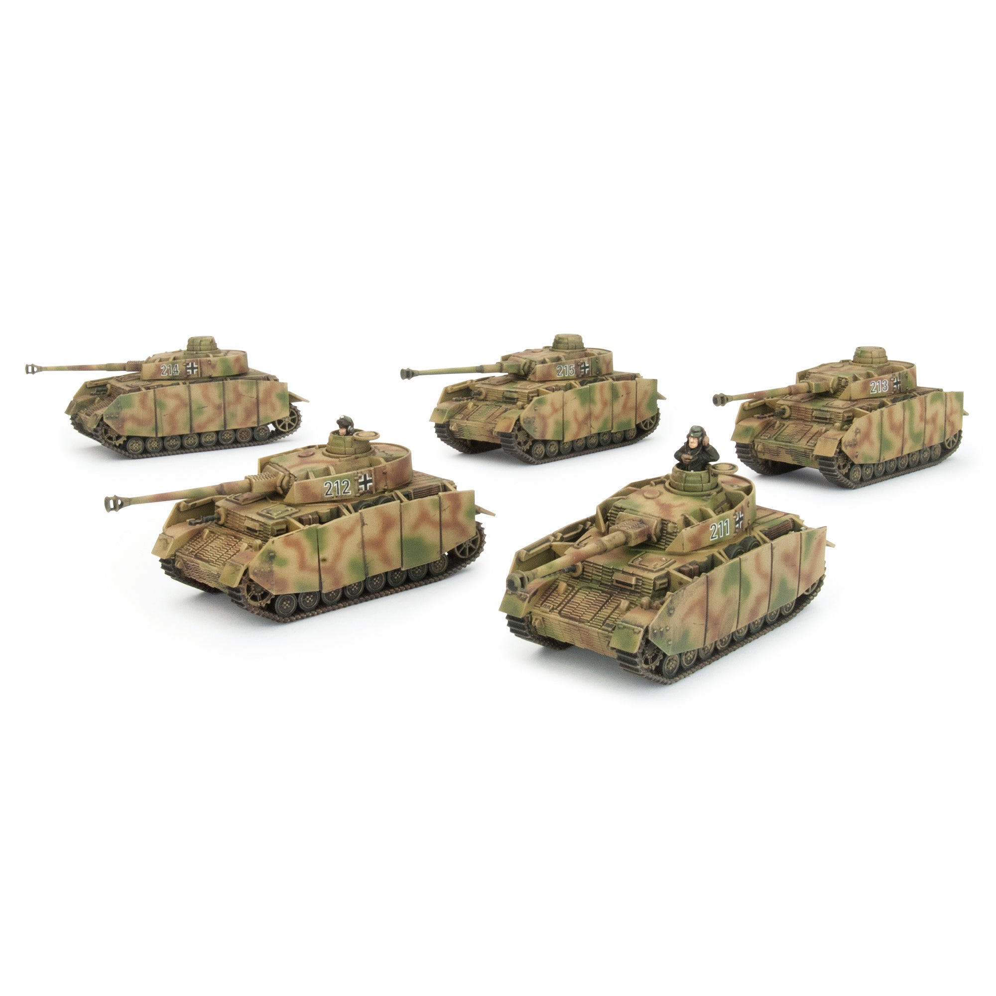 gbx121 Panzer IV (Late) Tank Platoon (Mid War x5 Tanks Plastic)