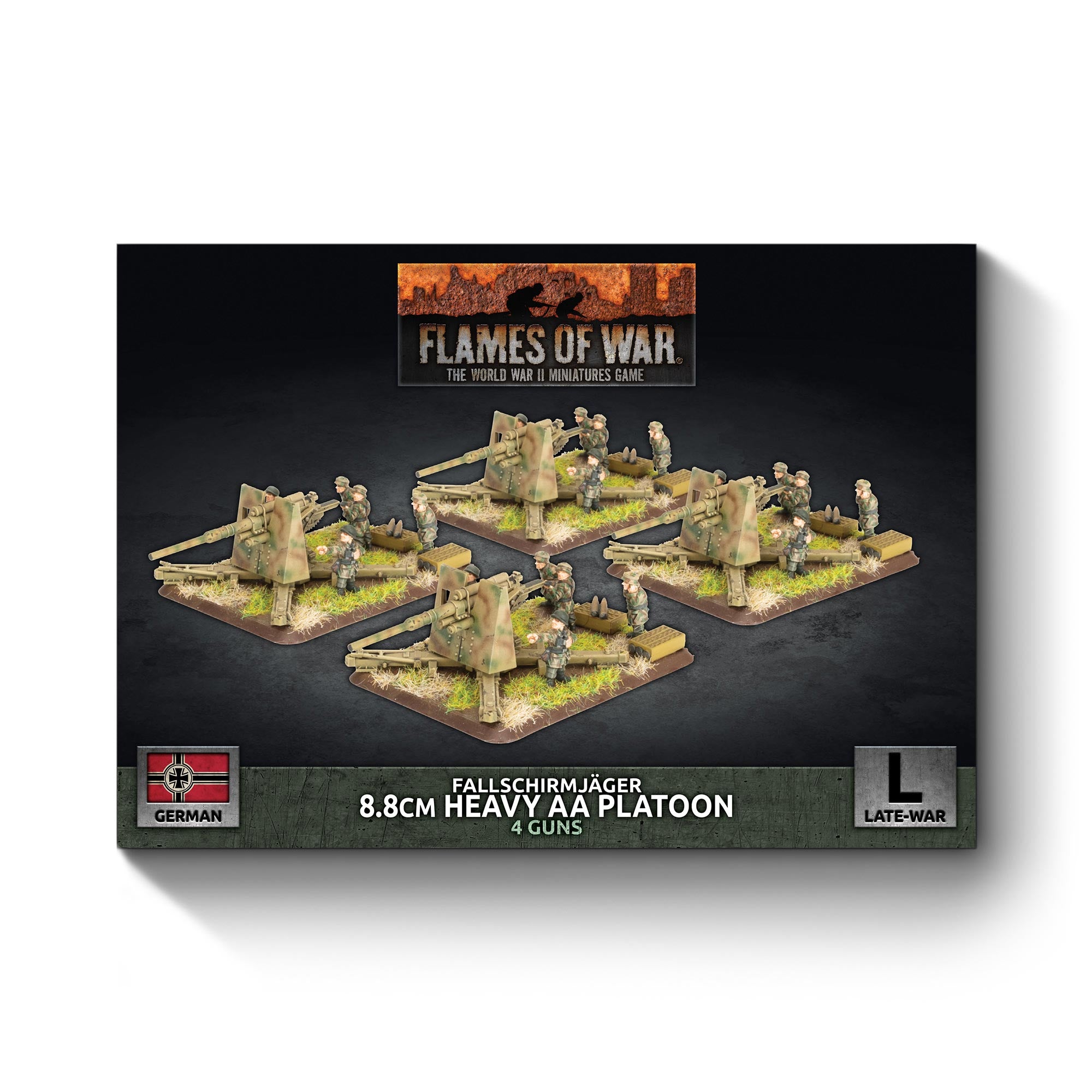GBX214 FJ 8.8cm Heavy AA (x4 guns Plastic)