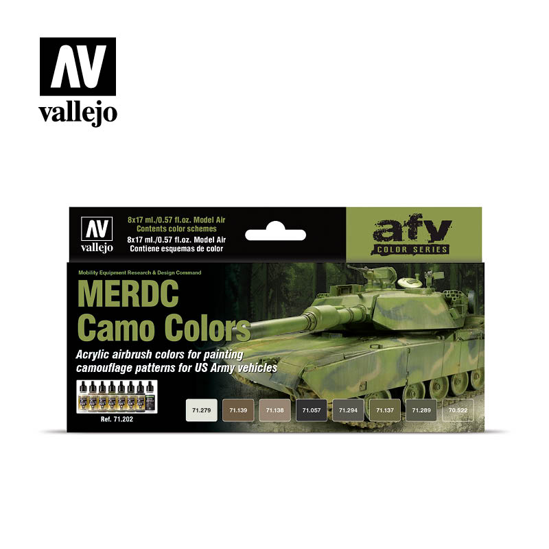 71202 現用米軍MERDC迷彩カラーセット