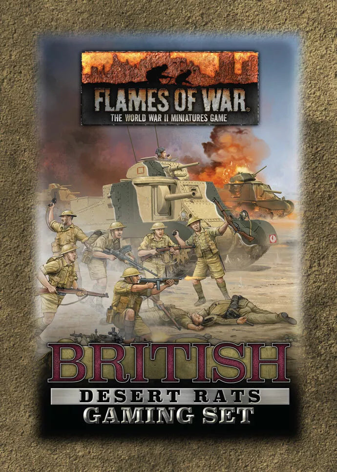 td052 British Desert Rats (x20 Tokens, x2 Objectives, x16 Dice)