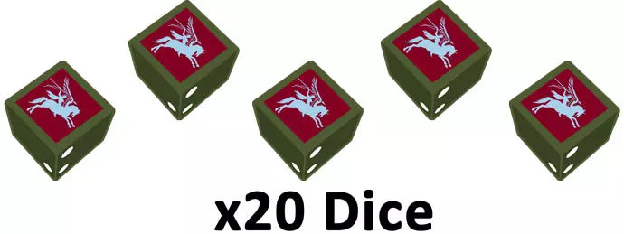 br906 6th Airborne Division Dice Set (x20)