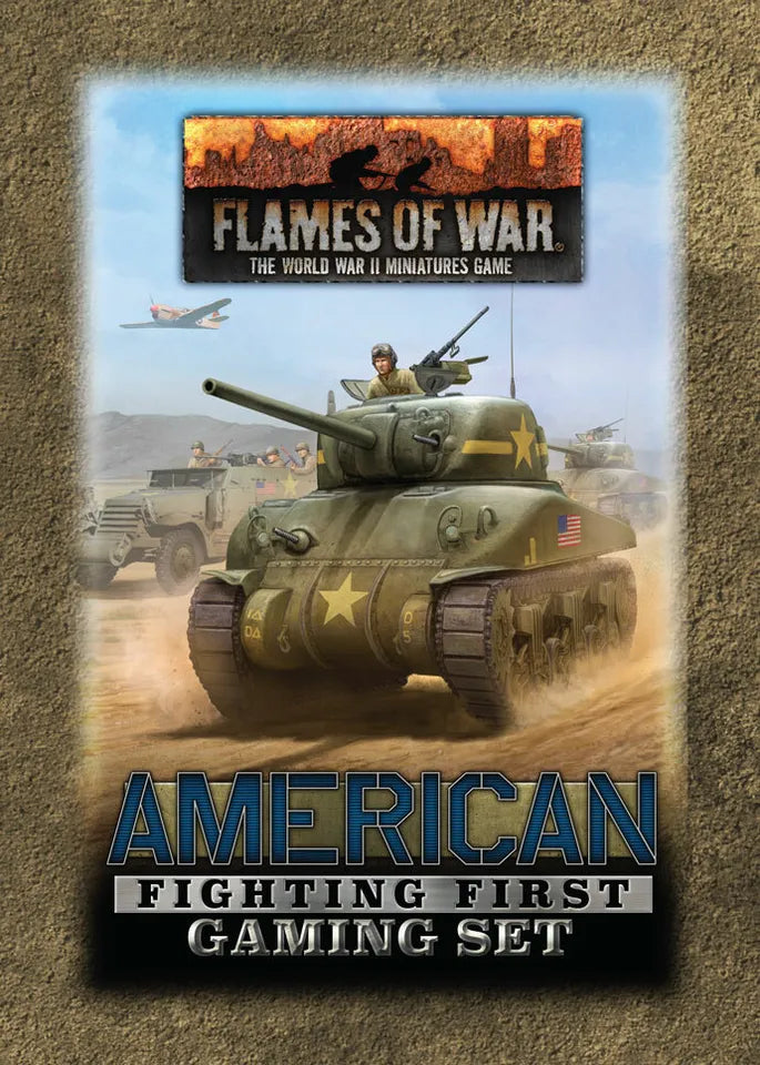td053 American Fighting First Tin (x20 Tokens, x2 Objectives, x16 Dice)