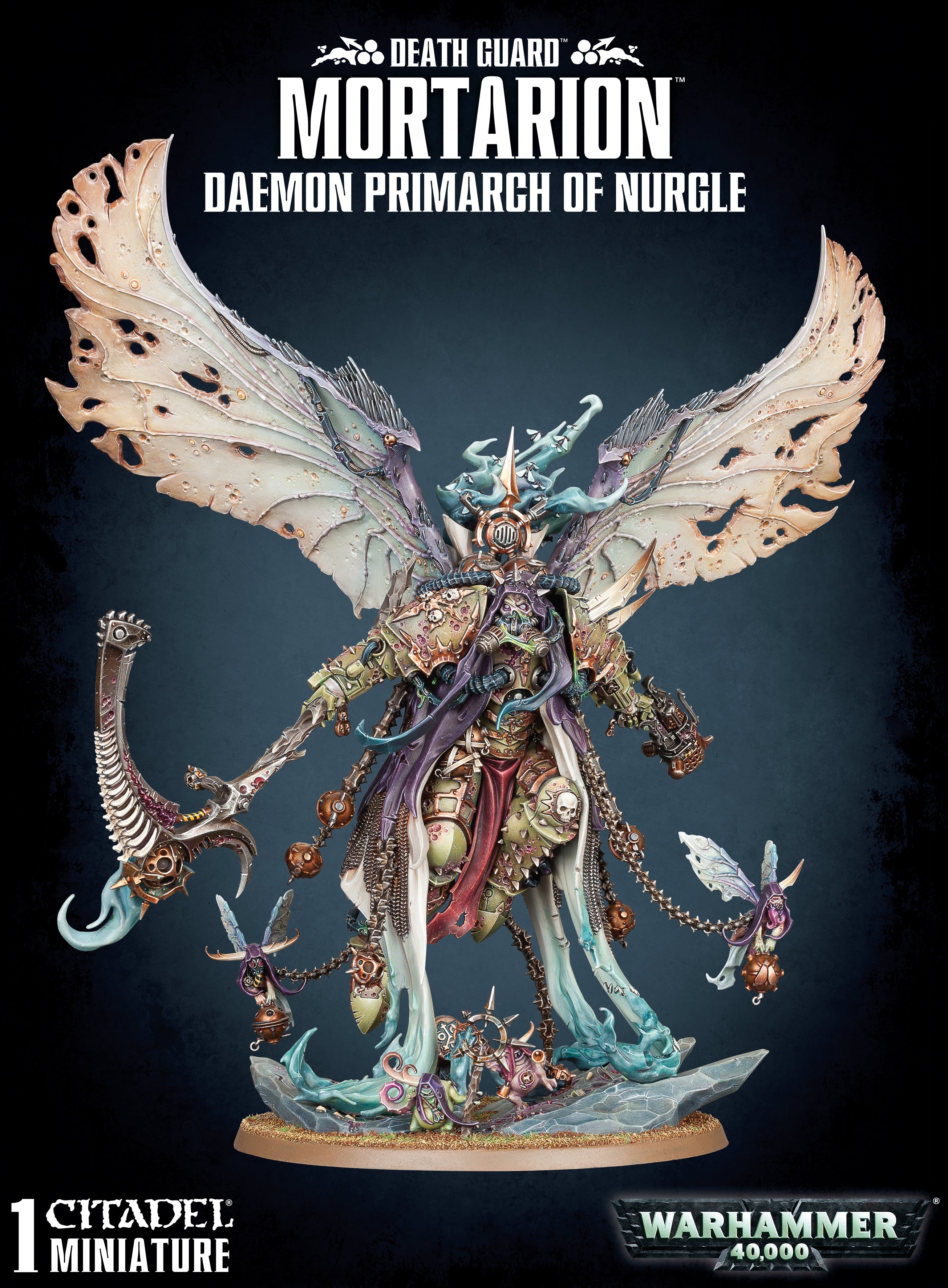 DEATH GUARD: MORTARION, DAEMON PRIMARCH OF NURGLE デスガード:モータリオン、ディーモンプライマーク・オヴ・ナーグル