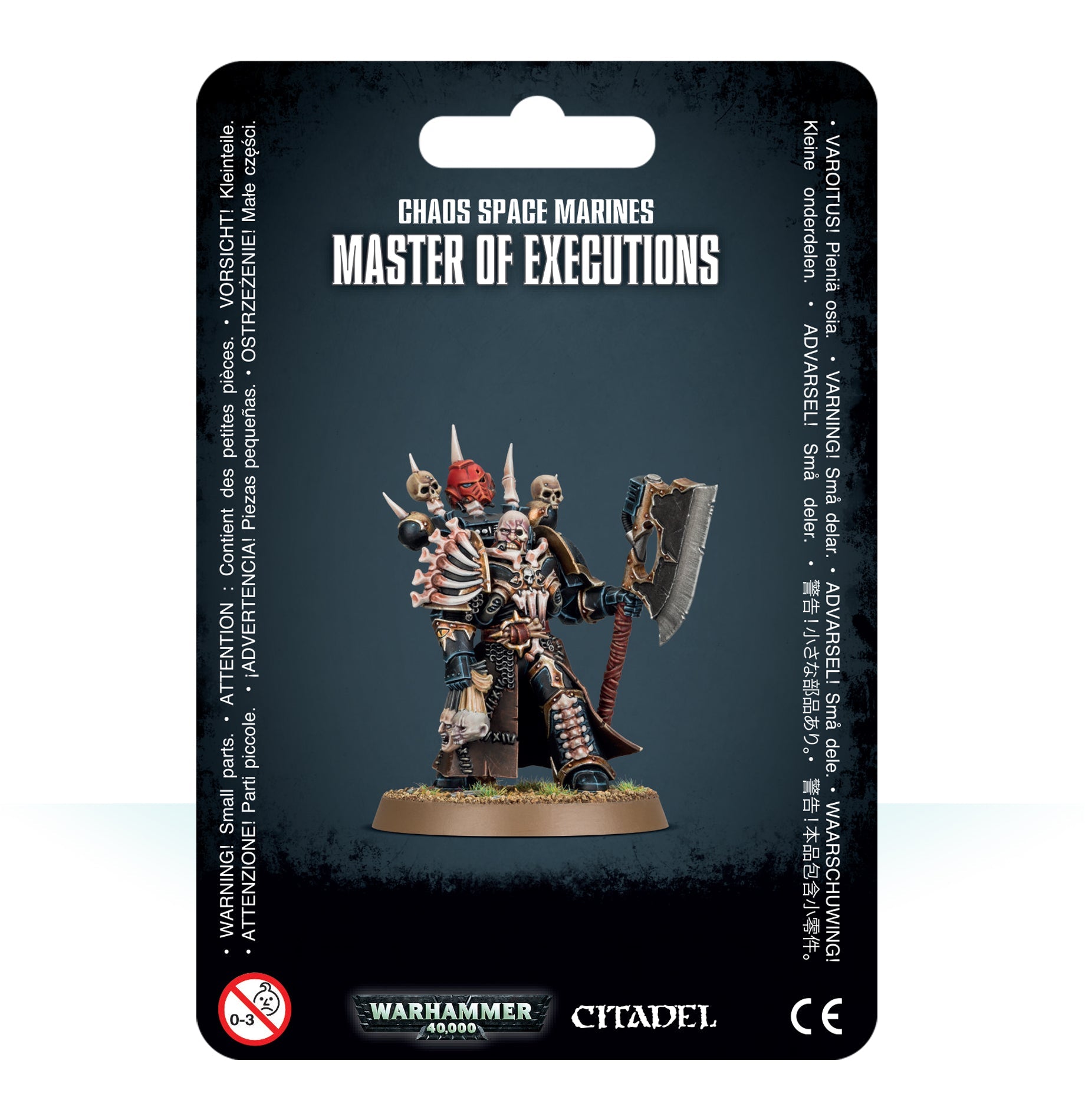 CHAOS SPACE MARINES MASTER OF EXECUTIONS ケイオス・スペースマリーン:マスター・オヴ・エクスキューション