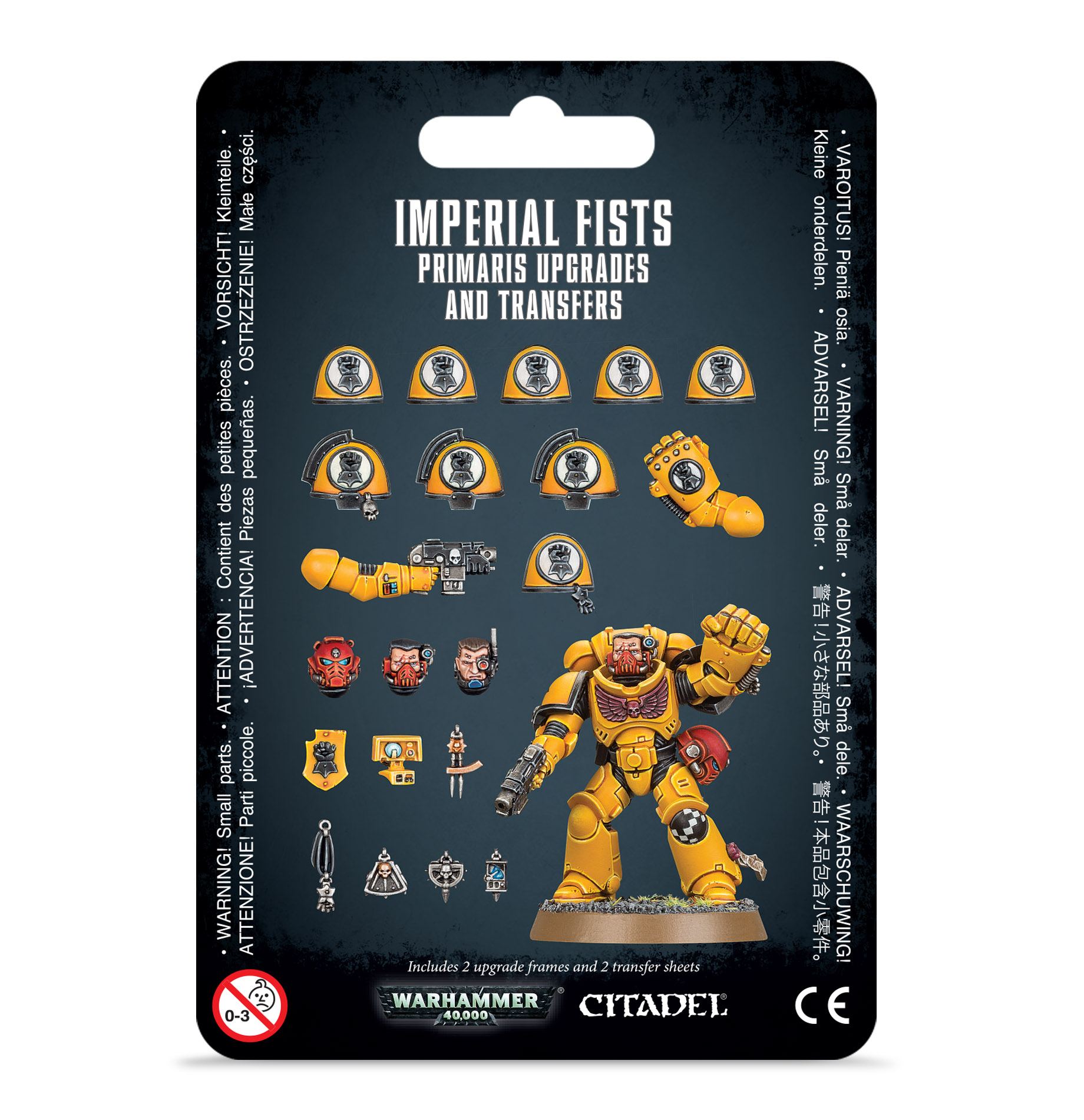 IMPERIAL FISTS PRIMARIS UPGRADES & TRANSFERS インペリアルフィスト プライマリス・アップグレード&デカールシート
