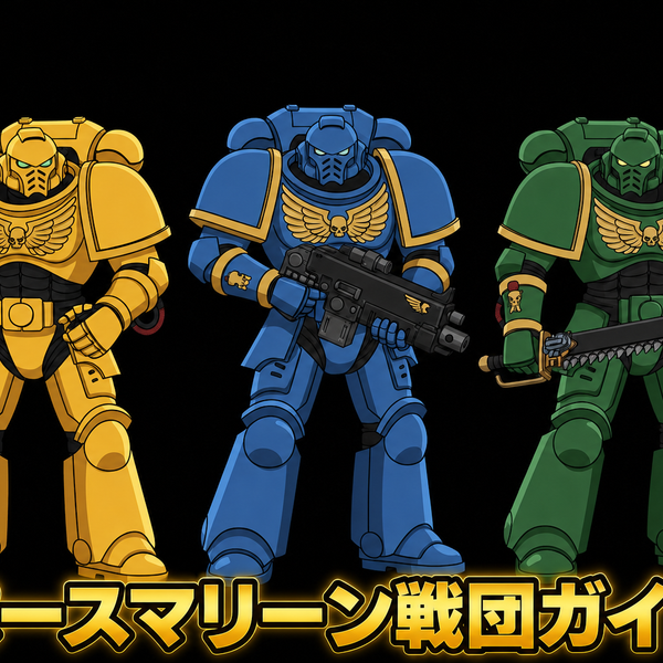 ウォーハンマー40k】スペースマリーン戦団ガイド①