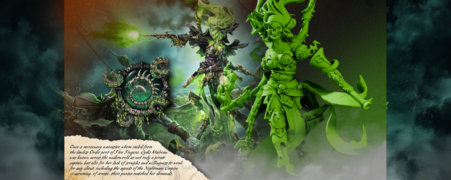 Cryx Dread Armadaのウォーキャスター、Captain Malroanとは？