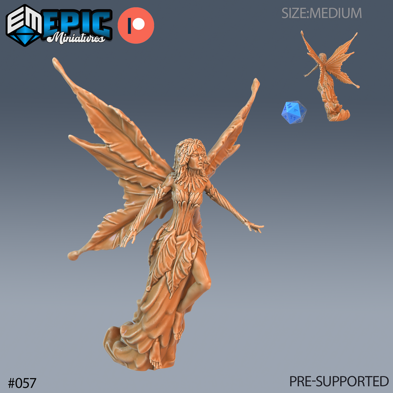 Flower Dryad Flying (Medium)