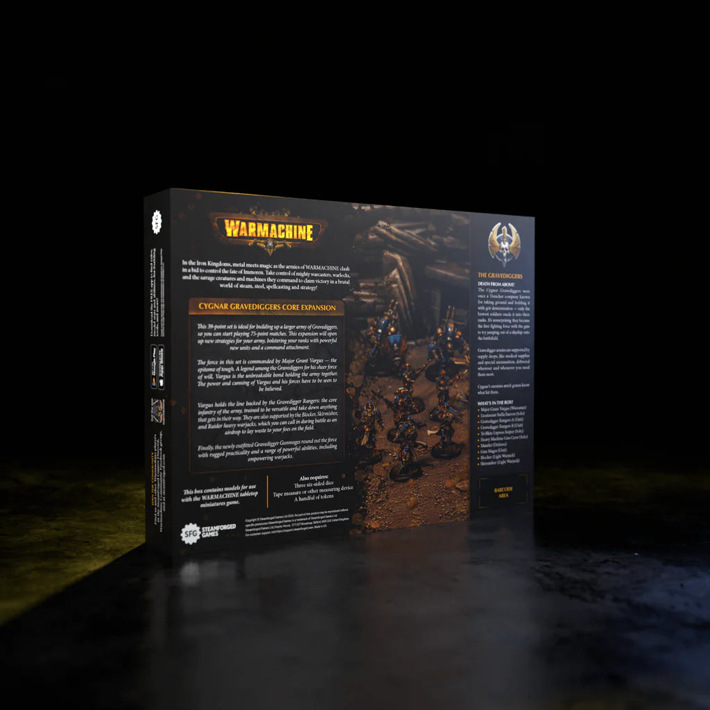 Warmachine: Cygnar Gravediggers Core Expansion