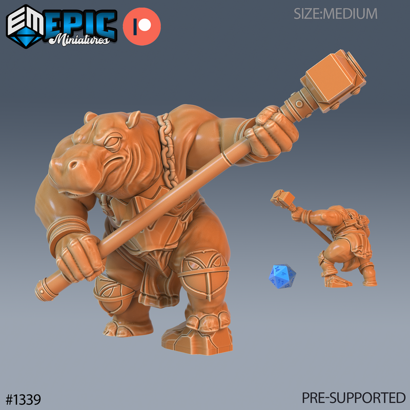 Hippo Warrior Hammer (Medium)