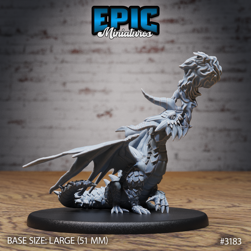 Young Horn Dragon Flame (Large)