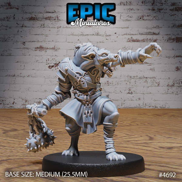 Gnoll Tribe Triple Mace (Medium)