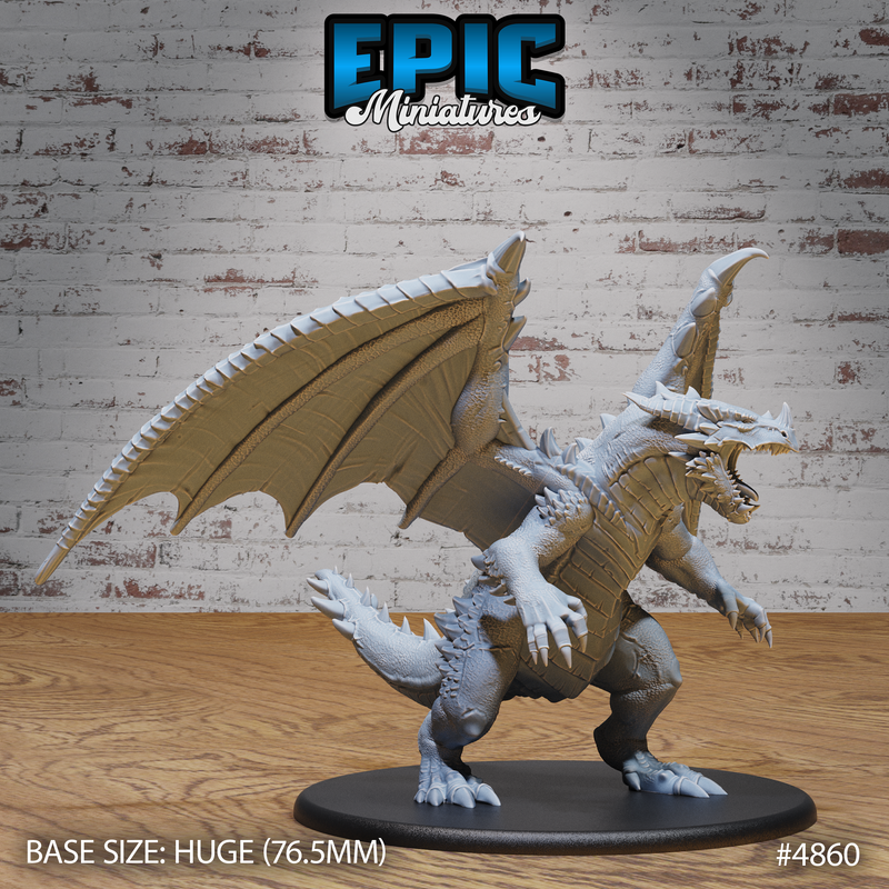 Bipedal Dragon Roar (Huge)