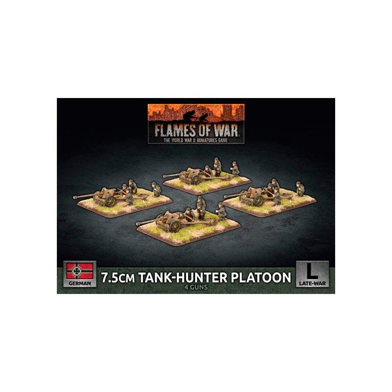 7.5cm Tank Hunter Platoon (x4 Plastic)