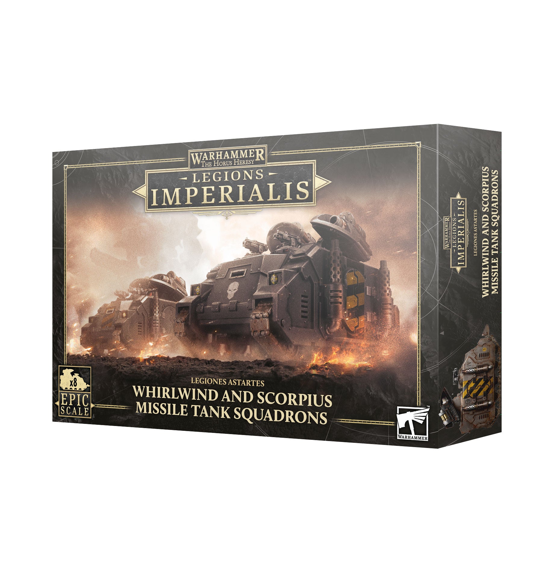 レギオンズ・インペリアリス：ホワールウィンド＆スコルピウス・ミサイルタンク・スカッドロン
L/I: WHIRLWIND/SCORPIUS MISSILE TANK SQD
