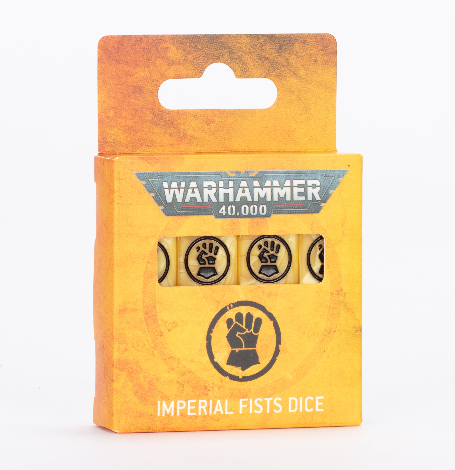 ウォーハンマー40,000：インペリアルフィスト・ダイス
WARHAMMER 40000: IMPERIAL FISTS DICE