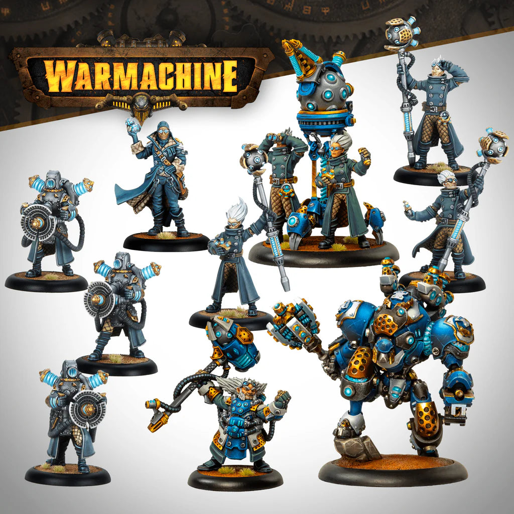 Warmachine: Cygnar Storm Forge Command Cadre