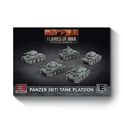 GBX200 Panzer 38(t) Platoon (x5 Plastic)