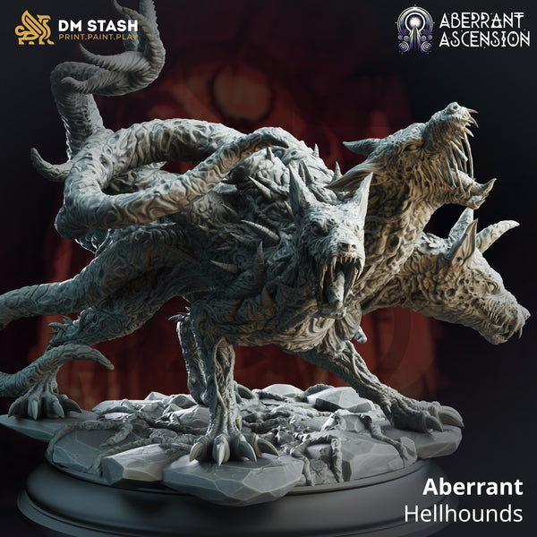 Aberrant Hellhounds [Large Sized Model - 50mm base]