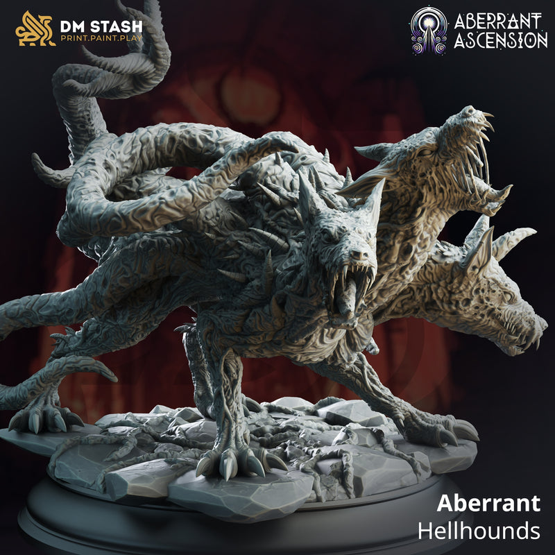 Aberrant Hellhounds [Large Sized Model - 50mm base]