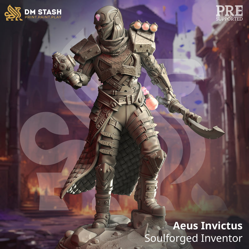 Aeus Invictus - Soulforged Inventor [Medium Sized Model - 25mm base]