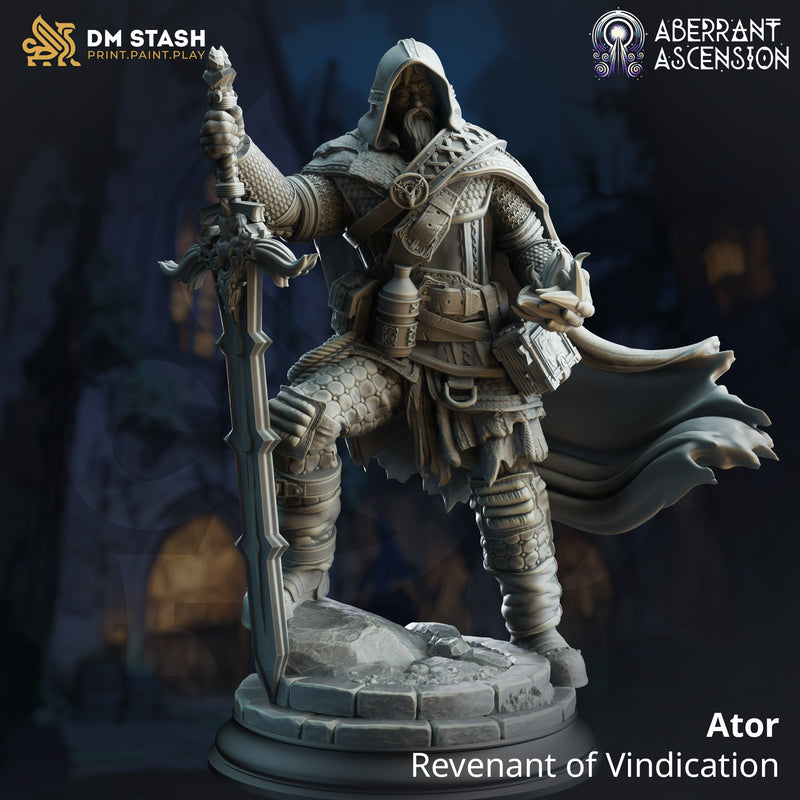 Ator - Revenant of Vindication [Medium Sized Model - 25mm base]