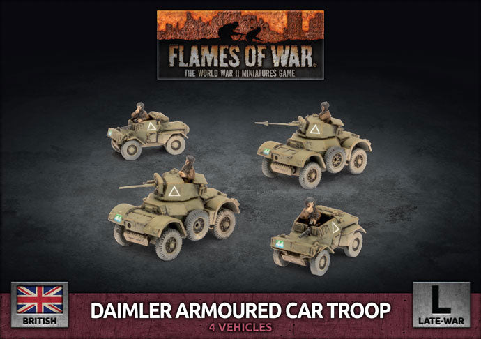 Daimler Armoured Car Troop (Plastic)