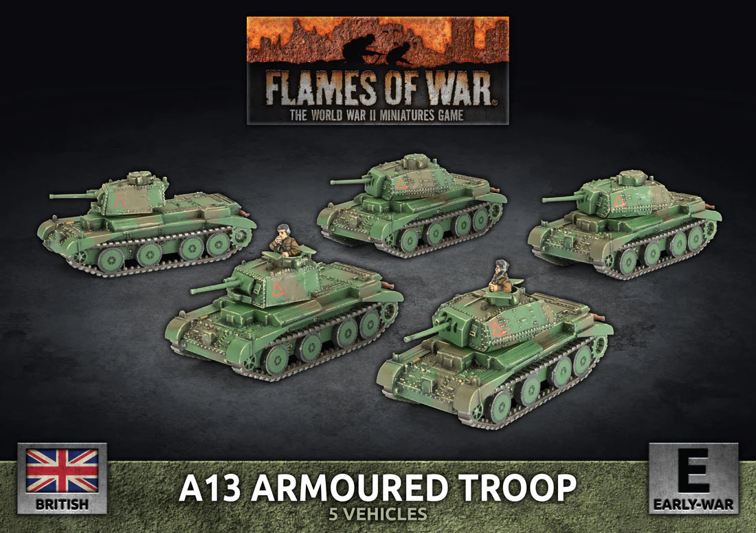 BBX84 A13 Cruiser Troop (x5 Plastic)