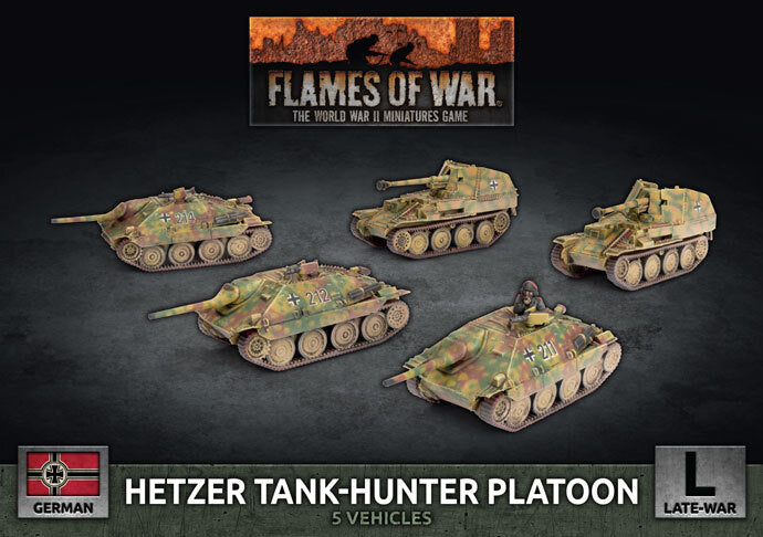 Hetzer/Marder Tank Hunter Platoon (x5 Plastic)