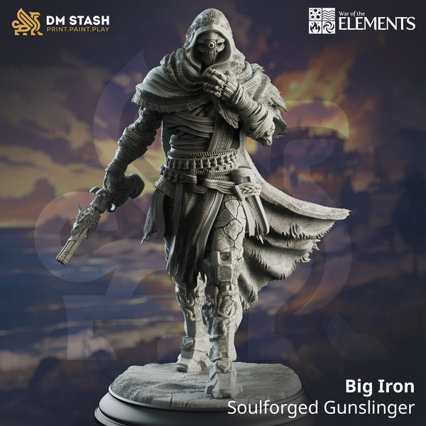 Big Iron - Soulforged Gunslinger [Medium Sized Model - 25mm base]