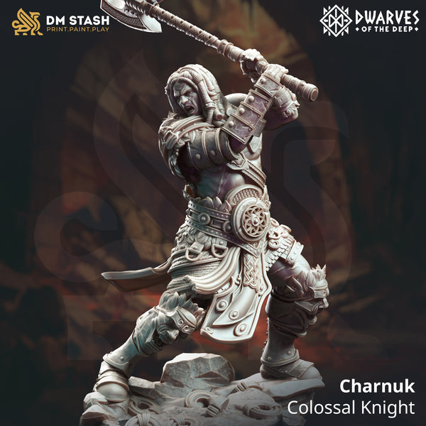 Charnuk - Colossal Knight [Medium Sized Model - 25mm base]