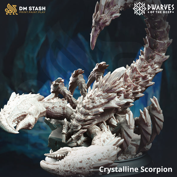 Crystalline Scorpion [Large Sized Model - 50mm base]